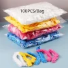 Couvre- bonnets de douche jetables, accessoires de Sauna, bonnets pour cheveux jetables transparents et imperméables, produits de salle de bains pour la maison