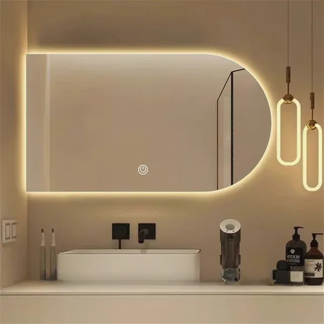 Miroirs de salle de bain modernes pour toilettes – vue 2