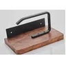 Porte-papier hygiénique avec étagère en bois de noyer… – vue 2