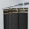 Ensemble de salle de bain de luxe noir et or – vue 6