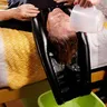 Bassin shampoing gonflable portable lavage cheveux lit… – vue 3