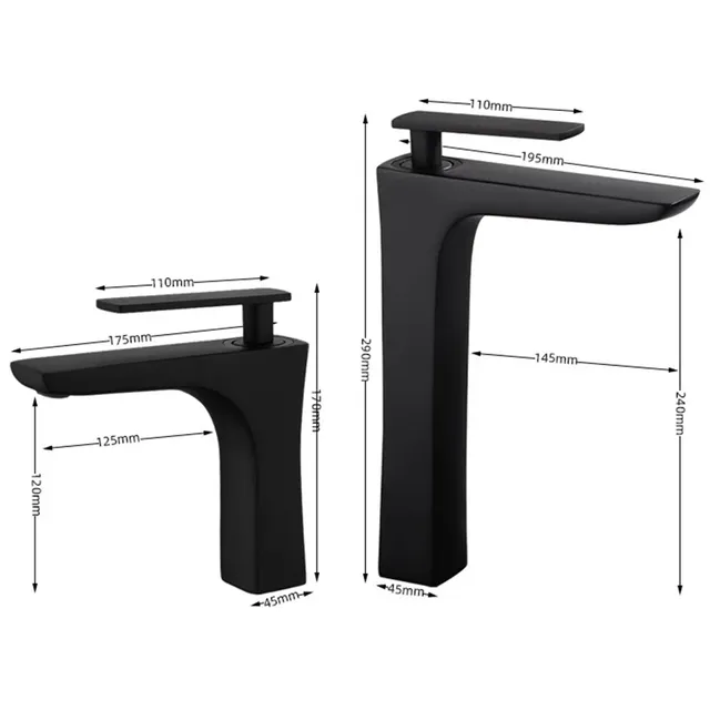 Robinets de lavabo de couleur blanche – vue 6