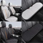 Housses de siège de voiture universelles en daim souple, coussin de Support de siège de conducteur, tapis de protection respirant et antidérapant, accessoires de voiture