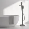 AITANA-Salle de bain sur pied en laiton noir – vue 3