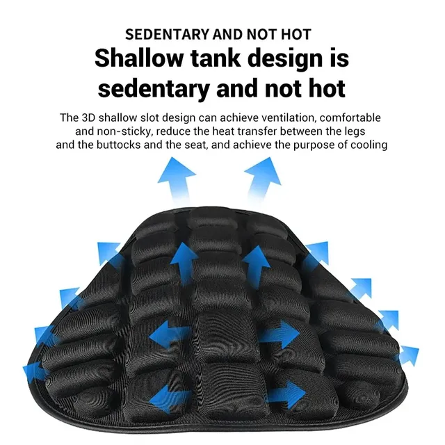 Housse de coussin d'air universelle pour siège de moto – vue 4