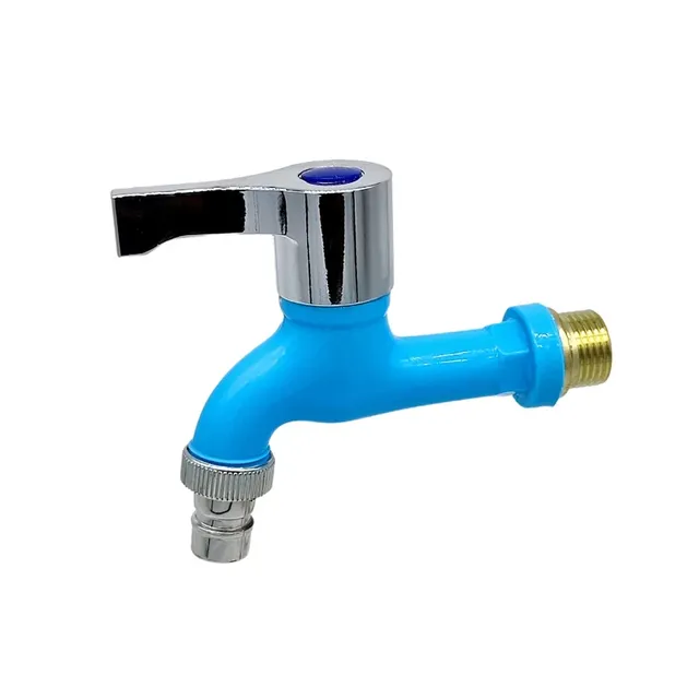 Robinet mural plastique mâle fileté demi pouce machine… – vue 5