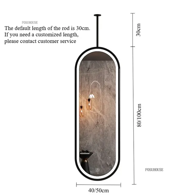 Miroirs décoratifs muraux avec lumières – vue 6
