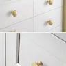Bouton de porte d'armoire en laiton brossé – vue 6