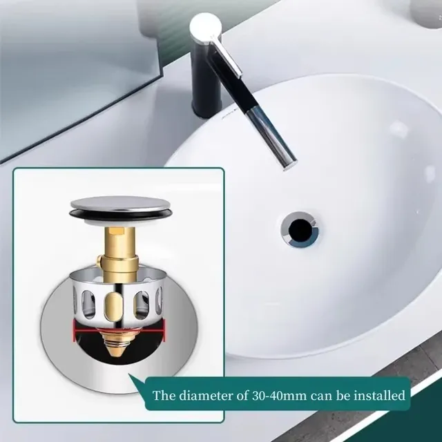 Drain de lavabo universel – vue 3