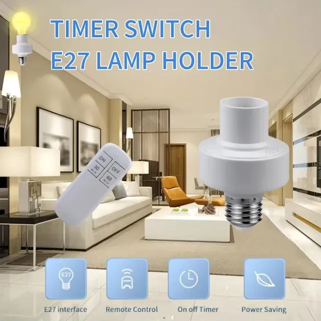 Support de lampe avec télécommande sans fil