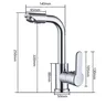 Robinet de lavabo rotatif pour cuisine et salle de bains – vue 7