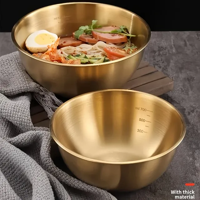 Bassin à salade en acier inoxydable 3 pièces – vue 6