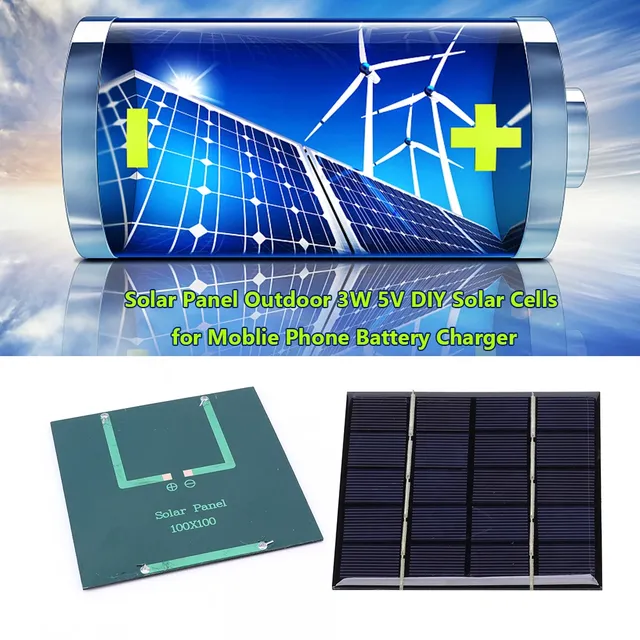 Panneau solaire 3W 5V – vue 2
