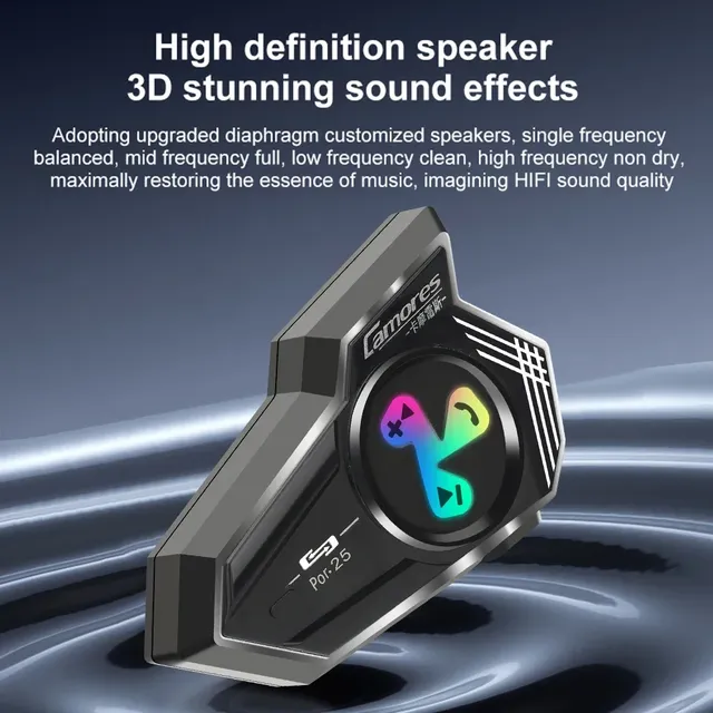 Bluetooth 5.4 casque de Moto sans fil casque mains… – vue 3