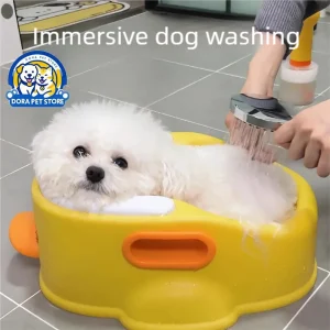 Baignoire pour petit animal de compagnie, baignoire pour chat en peluche, micro mignon, bain de bain, baignoire corgi, petit animal de compagnie, E27