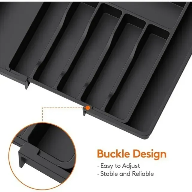 Organisateur couverts extensible réglable plateau… – vue 5