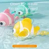 Jouets de bain mignon Clown de natation poisson jouet de… – vue 2