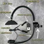 Pommeau de douche cascade, valve à trois voies, tuyau d&rsquo;eau, soins capillaires, shampoing de circulation d&rsquo;eau, thérapie de tête spécialisée pour salon de coiffure