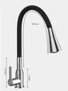 Mitigeur cuisine monocommande bec pivotant 360 douchette… – vue 7