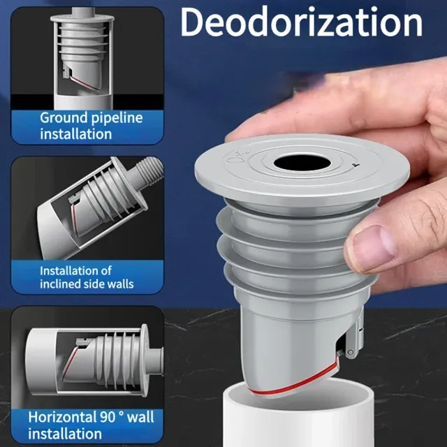 Piège de vidange en Silicone pour articles de salle de… – vue 2