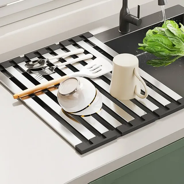 Égouttoir d'évier de cuisine en acier inoxydable 304 – vue 3