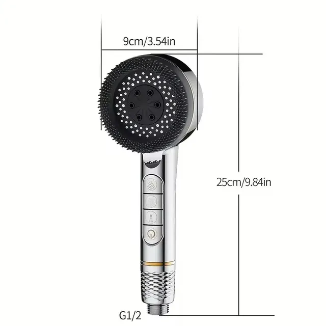 Pommeau de douche filtré suralimenté – vue 6