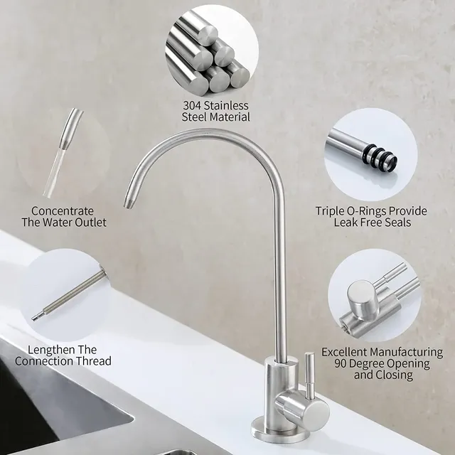 Robinet purificateur de filtre à eau – vue 3