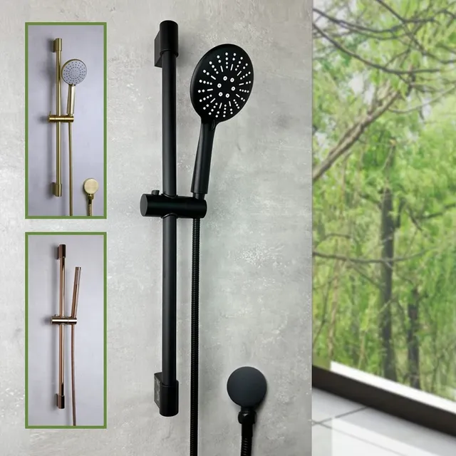 Ensemble de douche à main coulissante avec 3 fonctions