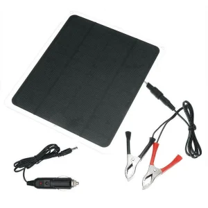 Kit de panneaux solaires 20W 12V avec sortie USB, Source d&rsquo;alimentation polyvalente, panneau de chargeur solaire polyvalent et étanche