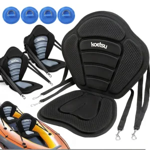 Siège de Kayak réglable avec dossier EVA, coussin de planche à pagaie, chaise pliable SUP, bateau gonflable, accessoire de canoë, coussin de Sports aquatiques
