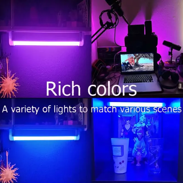 Tube lumineux coloré RGB 17cm/32cm – vue 5