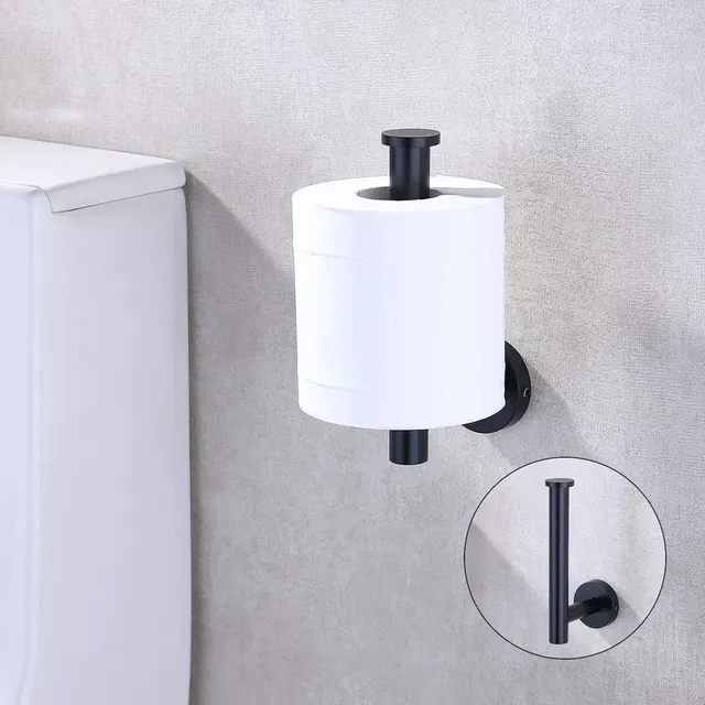 Support de rangement de papier toilette rond en acier… – vue 6