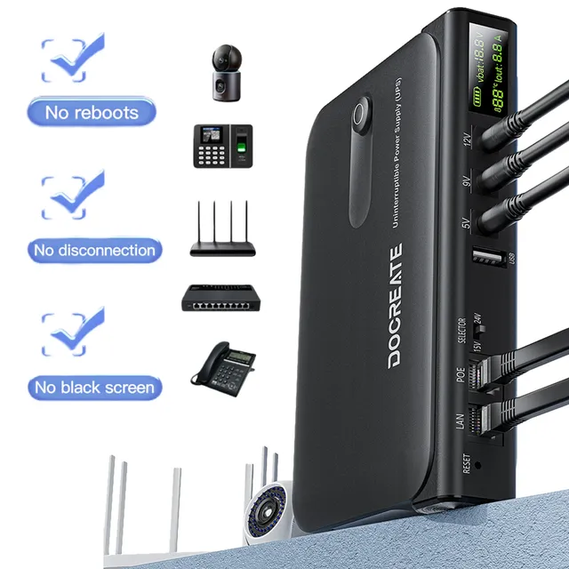 Alimentation sans interruption UPS sans batterie – vue 3