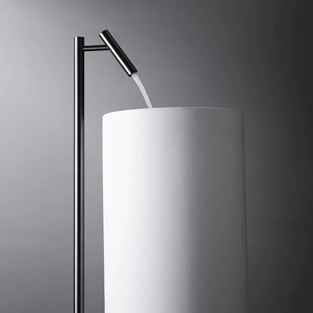 Lampadaire spot orientable métal finition laiton brossé… – vue 3