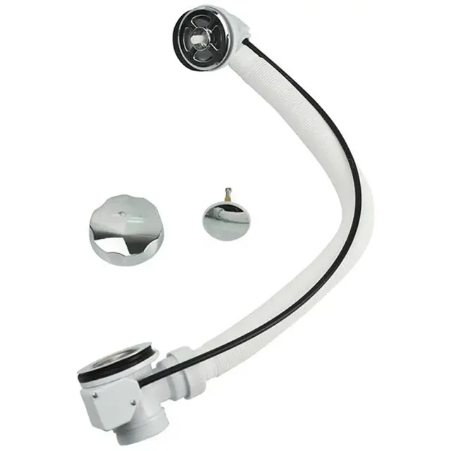 Kit vidange baignoire trop plein siphon flexible tuyau…
