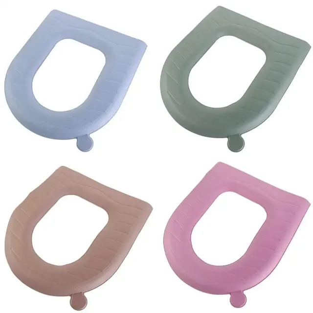 Juste de siège de toilette lavable avec poignée – vue 5