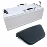 Oreiller de bain noir avec aspiration standard – vue 3