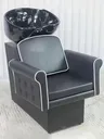 Chaise Shampooing Tête Bac Céramique Vasque Noire… – vue 6