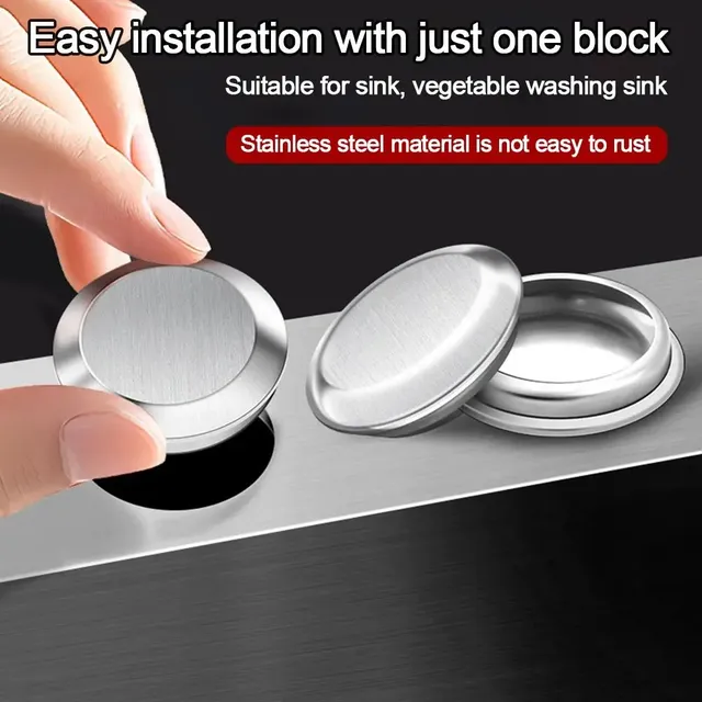 Accessoires de cuisine bouchon d'évier en acier…