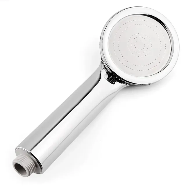 Pommeau douche main ABS chromé miroir manche cylindrique… – vue 2