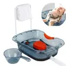 Lavabo portable cheveux bassin lavage lit personnes… – vue 4