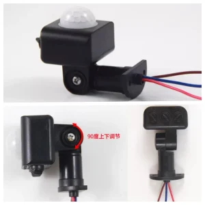 Capteur infrarouge de commutateur de détection de corps humain étanche extérieur avec retard de contrôle de la lumière ménage étanche à la pluie 110 V 220 V Capteur infrarouge de commutateur de détection de corps humain étanche extérieur avec retard de contrôle de la lumière ménage étanche à la pluie 110 V 220 V