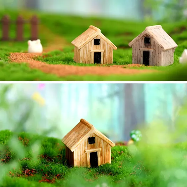 Figurine Miniature de Maison en Résine – vue 3