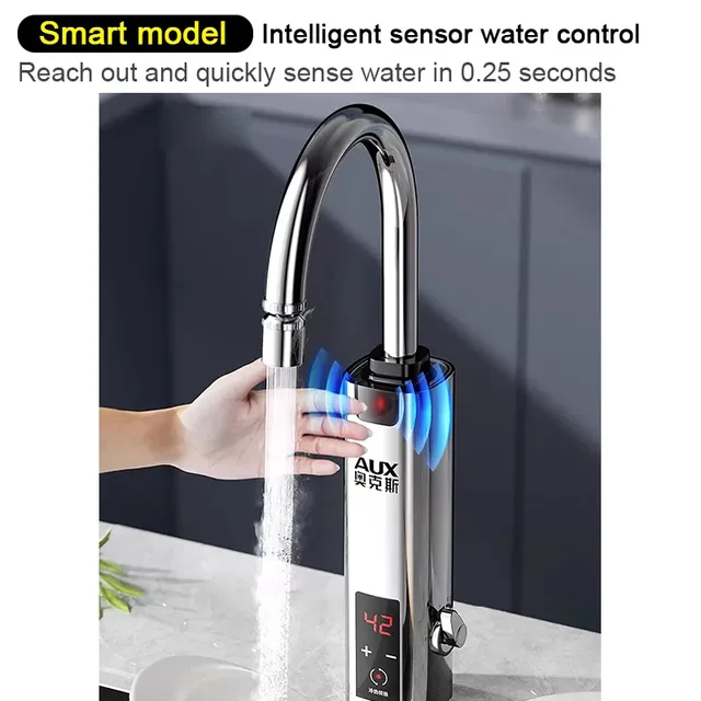 Robinet thermostatique électrique instantané capteur… – vue 4