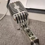 Pommeau de douche haute pression en forme de Microphone, pomme de douche ABS à économie d&rsquo;eau, pulvérisateur de douche créatif et amusant pour salle de bain