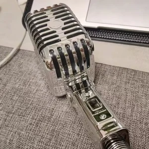 Pommeau de douche haute pression en forme de Microphone, pomme de douche ABS à économie d&rsquo;eau, pulvérisateur de douche créatif et amusant pour salle de bain