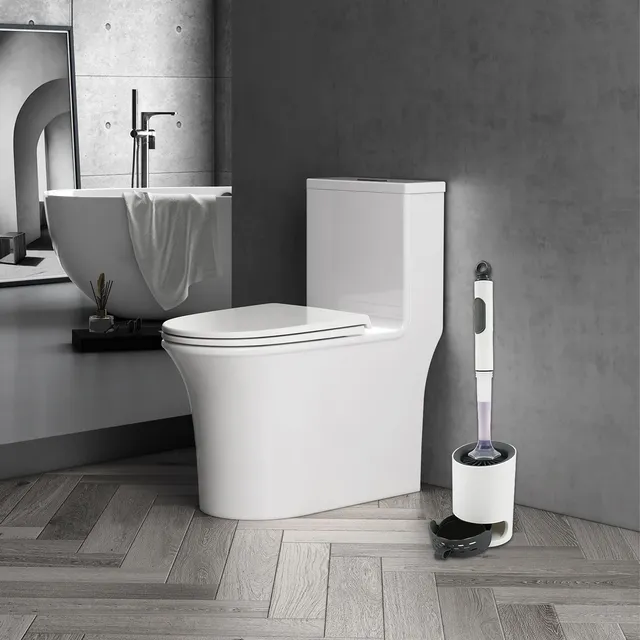 Ensemble de porte-brosse pour cuvette de toilette Brosse… – vue 2