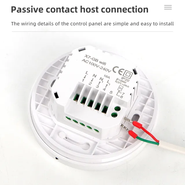 Contrôleur de température WiFi intelligent 16A X7 – vue 4