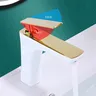 Robinets de lavabo de couleur blanche – vue 4