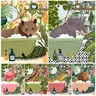 Affiches d'animaux de dessin animé dans la baignoire – vue 1